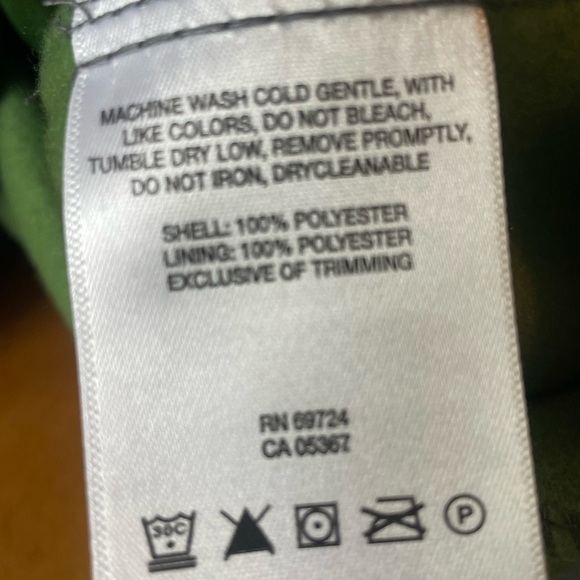 Columbia NWT men’s Blue and Green Fleece Jacket size medium - Picture 7 of 8